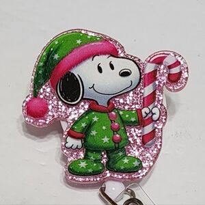 Snoop Christmas Badge Reel ID Coworker Gift Holiday Stocking Stuffer Xmas